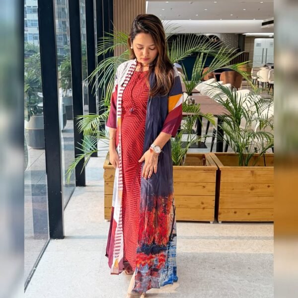 Women Stylish Orange Suit