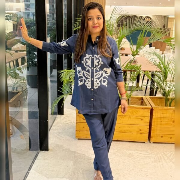 Women Stylish Blue Suit